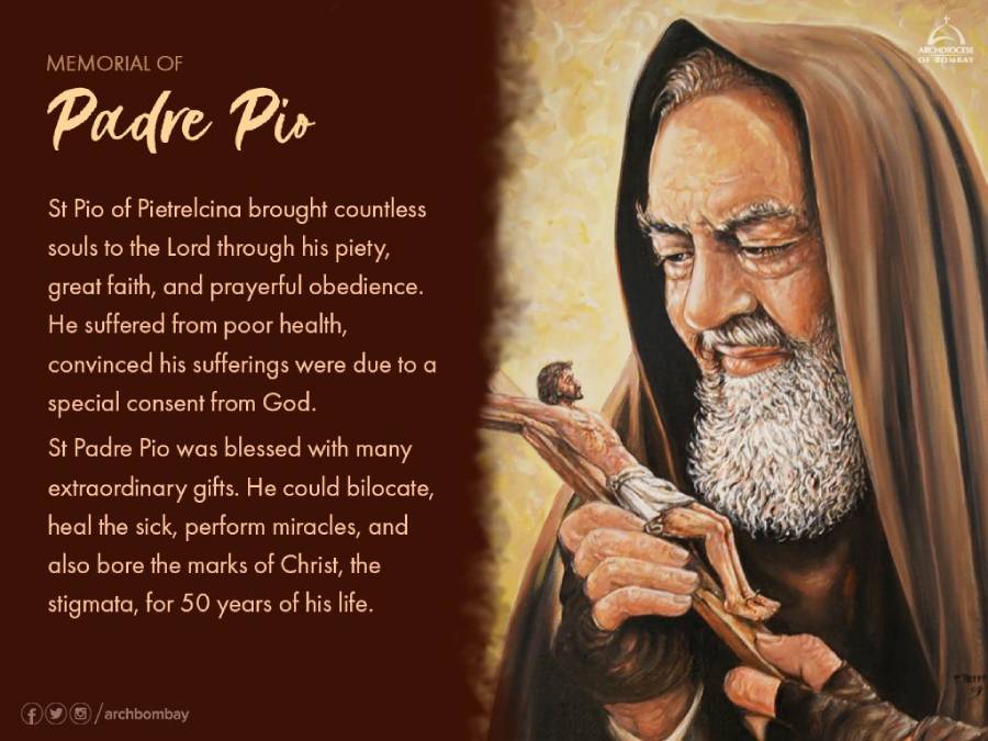 09-23 St Padre Pio – St. Pius X Church